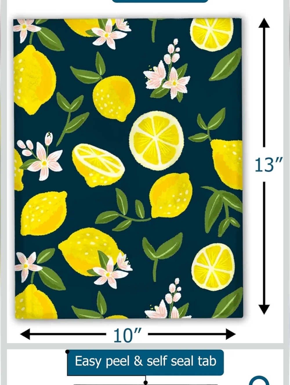 15 ct Lemon polymailers.